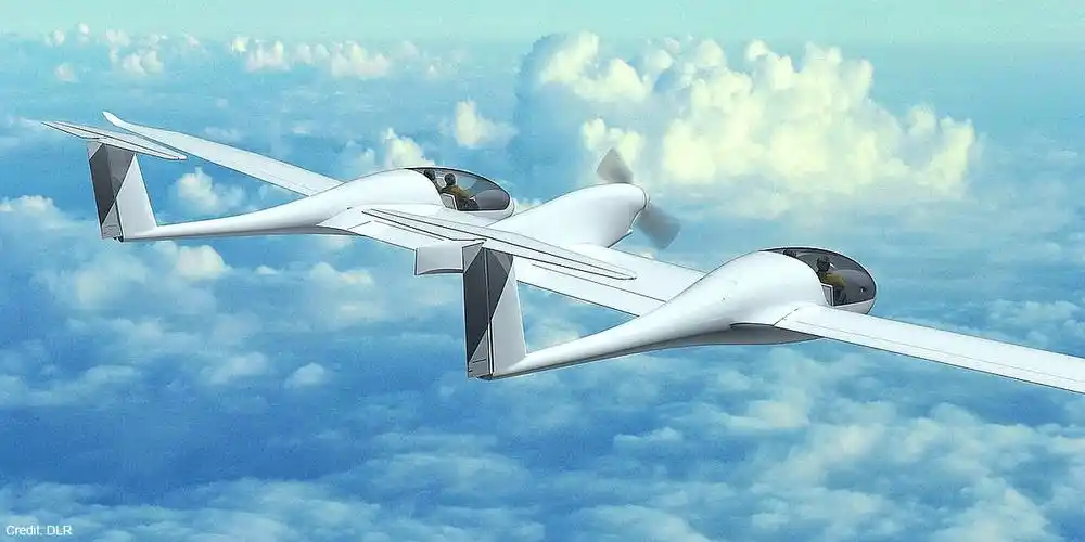 世界上最新一代的四座氢燃料电池飞机hy4允许起飞