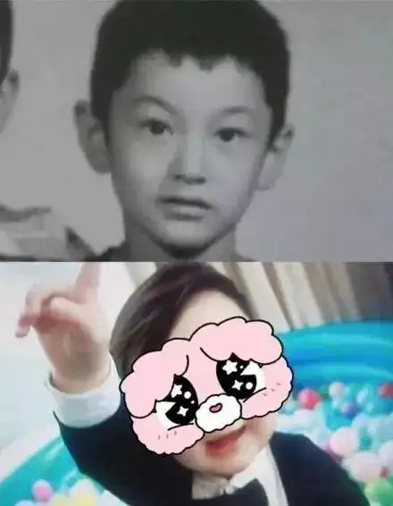 baby首晒儿子正面照暴漏小心机,小海绵的长相和取名有了正解!