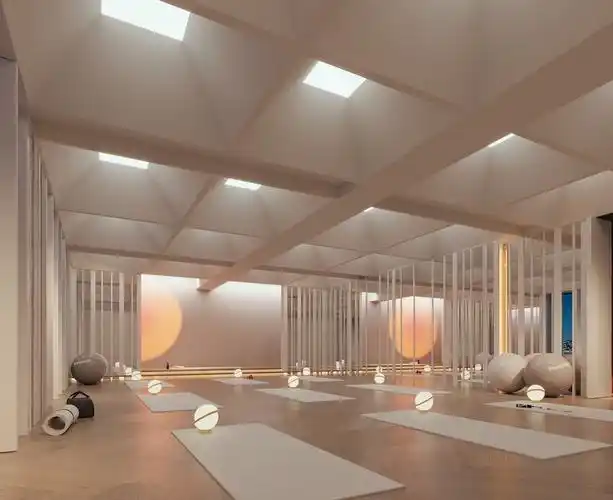 健身房设计装修效果图分享