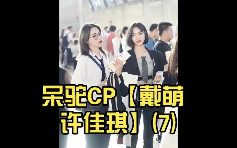 呆驼cp【戴萌 许佳琪】(7)