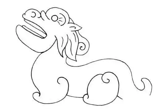 貔貅简笔画步骤教程及图片大全