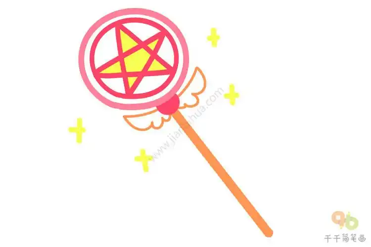 魔杖简笔画图片花束简笔画图片照相机简笔画图片