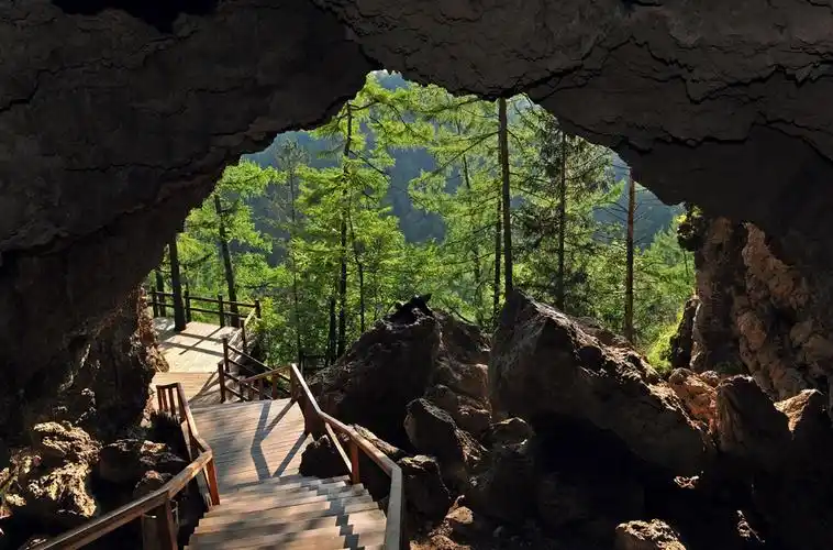 《溶洞奇观》-镜泊湖地下森林-牡丹江师范学院