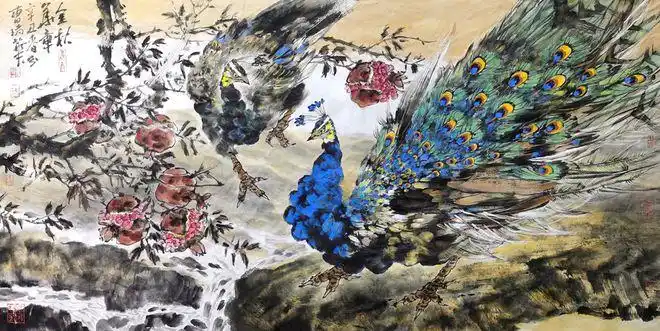 名家风采著名画家曹瑞华花鸟画作品欣赏