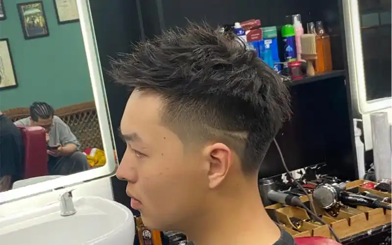 今日烫发分享 钢夹烫