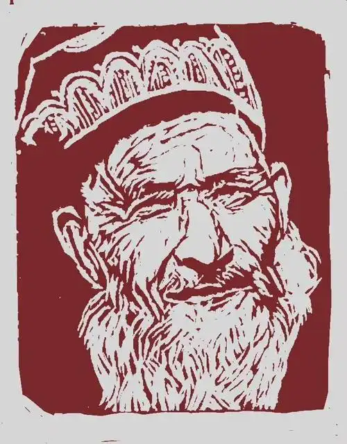 无印稿肖像印篆刻名家-赵金山作品《五十六个民族老人肖像印》赏析