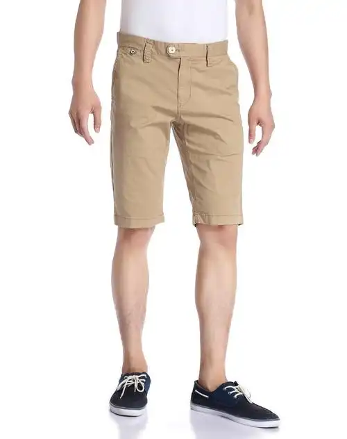 男款卡其色潮流百搭休闲短裤