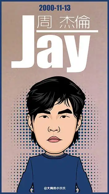 周杰伦出道20年,14张专辑插画封面