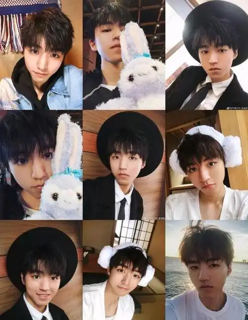 「王俊凯」迷之自拍角度,有颜任性