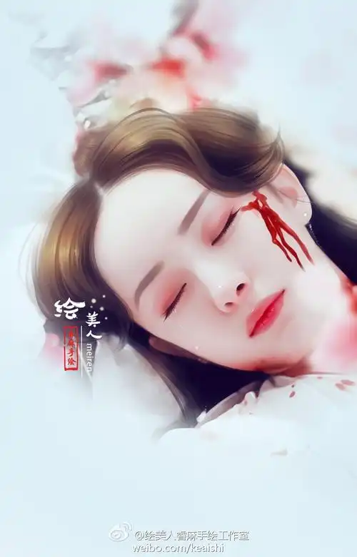 杨幂《三生三世十里桃花》【白浅】九尾白狐青丘帝姬,战神墨渊之徒,位