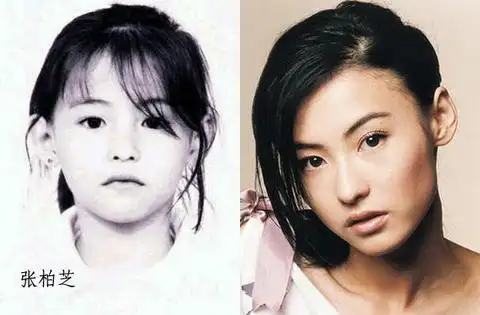 明星小时侯的照片