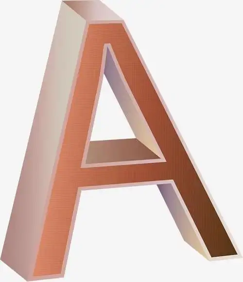 矢量红色3d立体质感大写字母a艺术字字体下载_艺术字图片素材下载-字