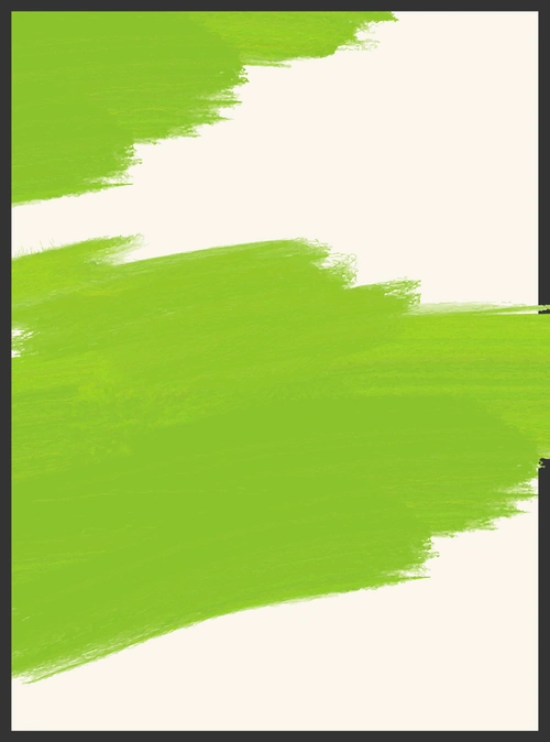 绿色创意水彩商务宣传单背景