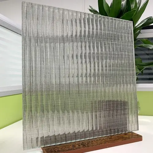 夹丝玻璃钢化 长虹瓦楞夹胶艺术安全玻璃办公室屏风隔断工程 定制