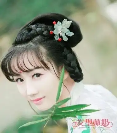 古代人物头发扎法图片