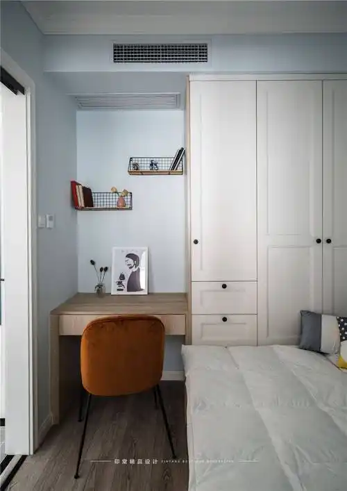 浦东上南花苑98平北欧风格三室户装修效果图