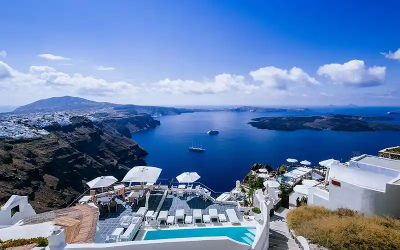 爱琴海自然风光高清桌面壁纸