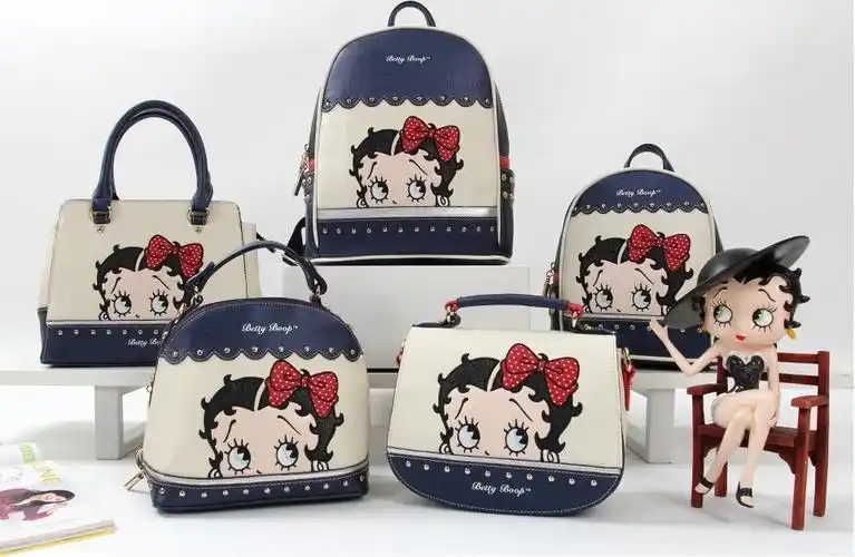 包邮bettyboop贝蒂包包女2018新款正品甜美淑女手提包双肩包女包