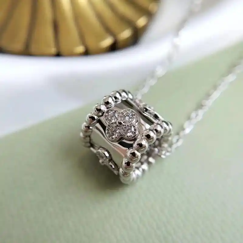 梵克雅宝万花筒四叶草项链78