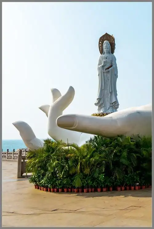 海南旅游02三亚南山海上观音上