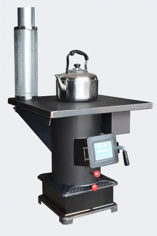 靓厅 大锅台气化柴火灶 气化柴火炉室内取暖无烟家用农村移动便携大