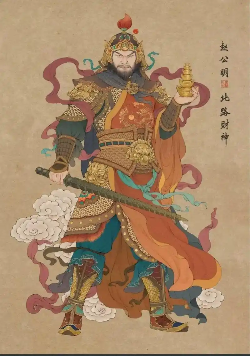 农历三月十五,恭迎武财神赵元帅北路财神赵公明圣诞.