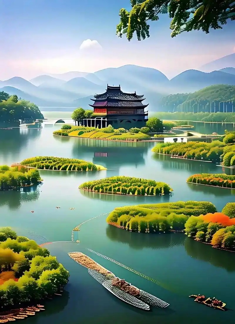 欣赏美景开始美在山水春色间大自然最美丽的风景 ,欣赏大自然山水美景