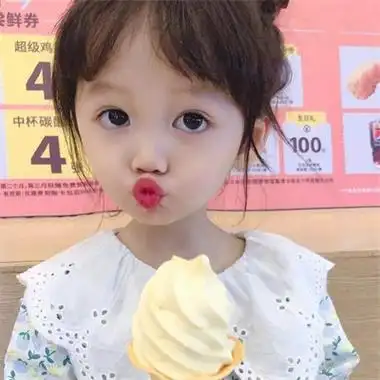 嘟嘴小女孩头像超萌可爱儿童头像超萌女孩嘟嘴