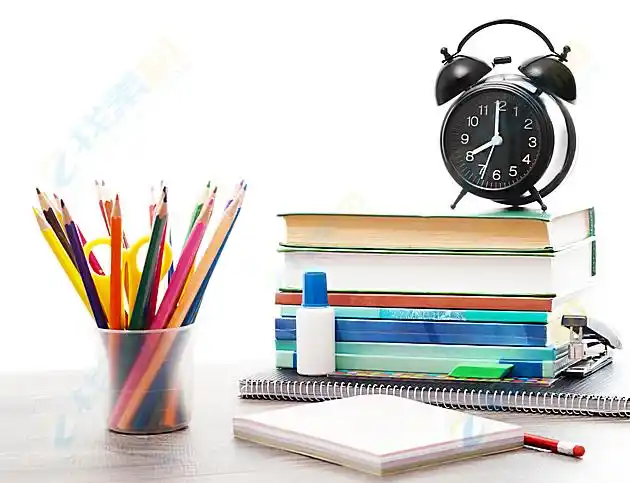 趣味学习文具物品背景高清图片下载