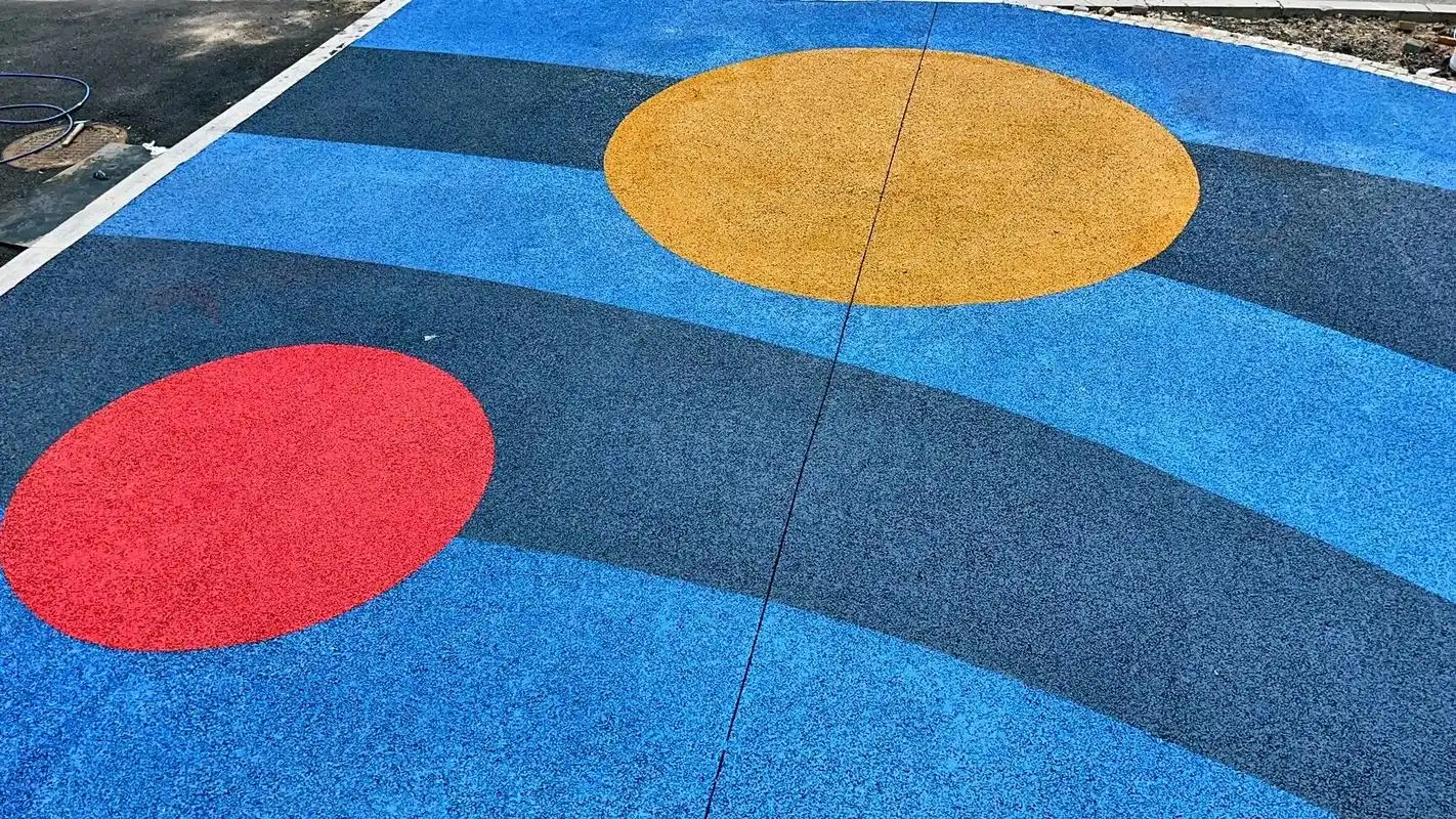 彩色透水路面施工认准西安海绵城建