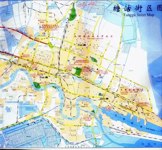 新版--塘沽(滨海新区)地图
