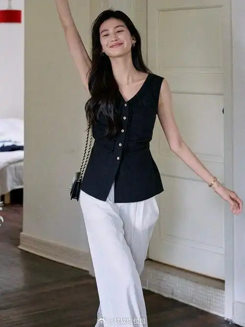这个模特太好看了!
