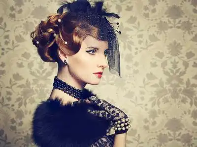 欧美复古美女图片