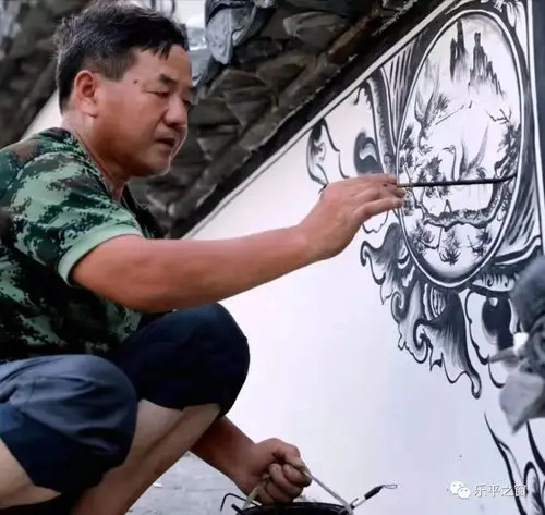 马头墙上绘水墨丹青,乐平传统民居别具一格