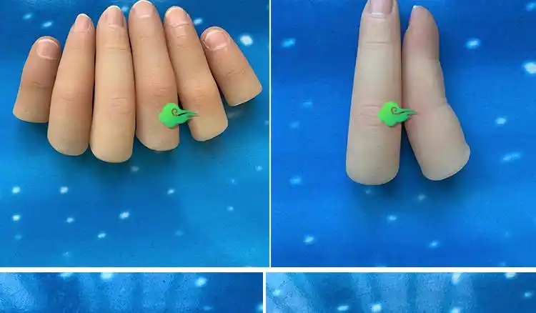 【升级新款】进口定制义指假肢仿真硅胶美容手指套残疾人逼真假手指套