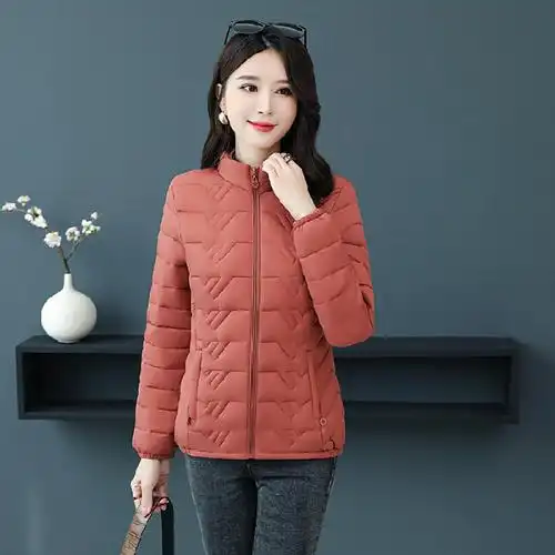 2022新款冬装羽绒棉衣外套中青年休闲女装3035岁棉衣