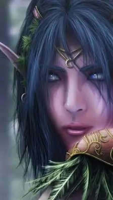 whisperwind - world of warcraft game art 月之女祭司 泰兰德