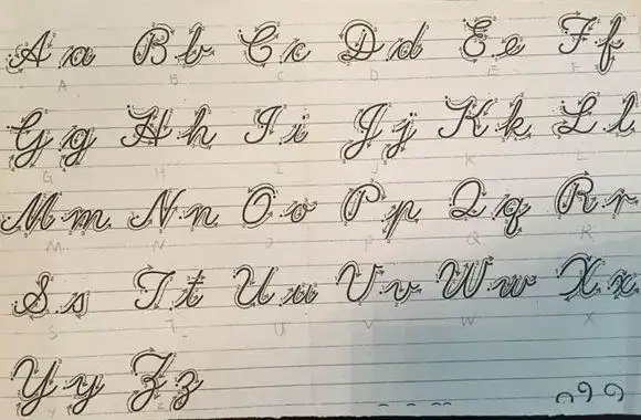 请问谁有英文圆体字体的26个字母图啊,因为老师_英文圆体吧_百度贴吧