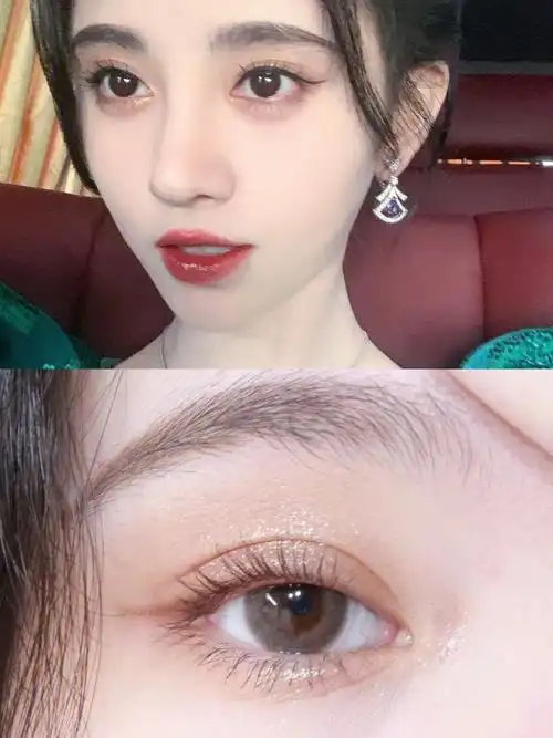 鞠婧祎的清透眼妆终于拿捏了这也太消肿啦
