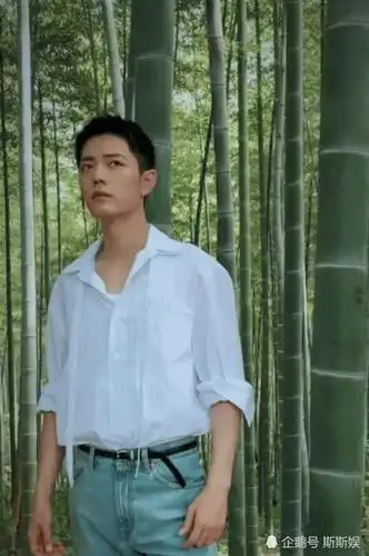 肖战的新写真来了,身在竹林之中的清俊少年,休息间隙很顽皮