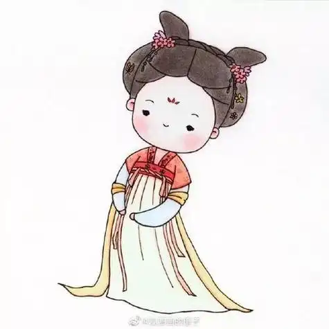 画的独门秘籍新手一秒就get惊呆了零基础简笔画可爱古风头像红楼美人