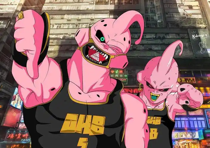 高清龙珠壁纸当龙珠人物们穿上了潮牌服装悟空和皮卡丘组队