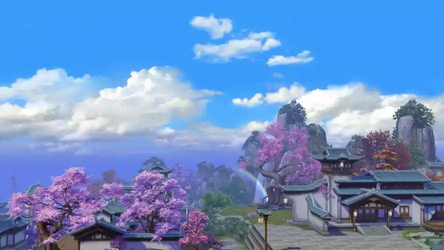 这景太美了吧#新天龙八部端游