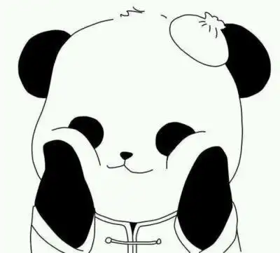 卡通简笔画黑白线条