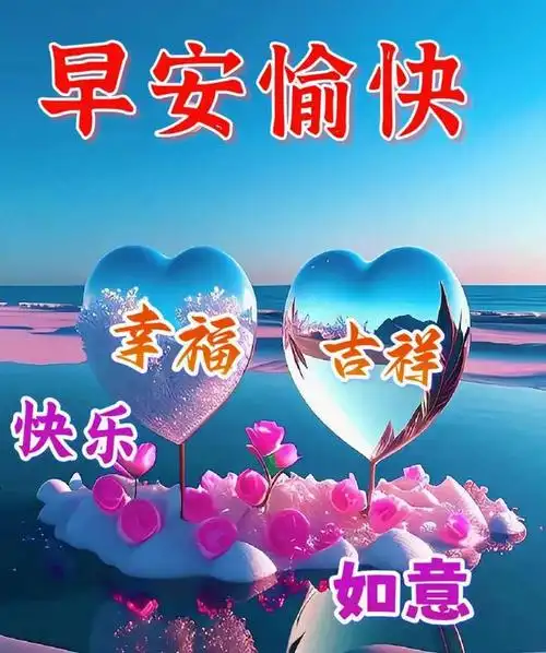 早安祝福图片带字问候语早安祝福语大全祝健康幸福
