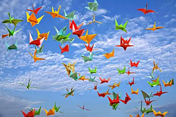 千纸鹤图片
