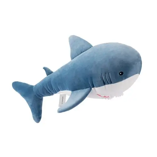 名创优品鲨鱼毛绒公仔可爱超软玩偶小号抱枕布娃娃毛绒布艺类玩具