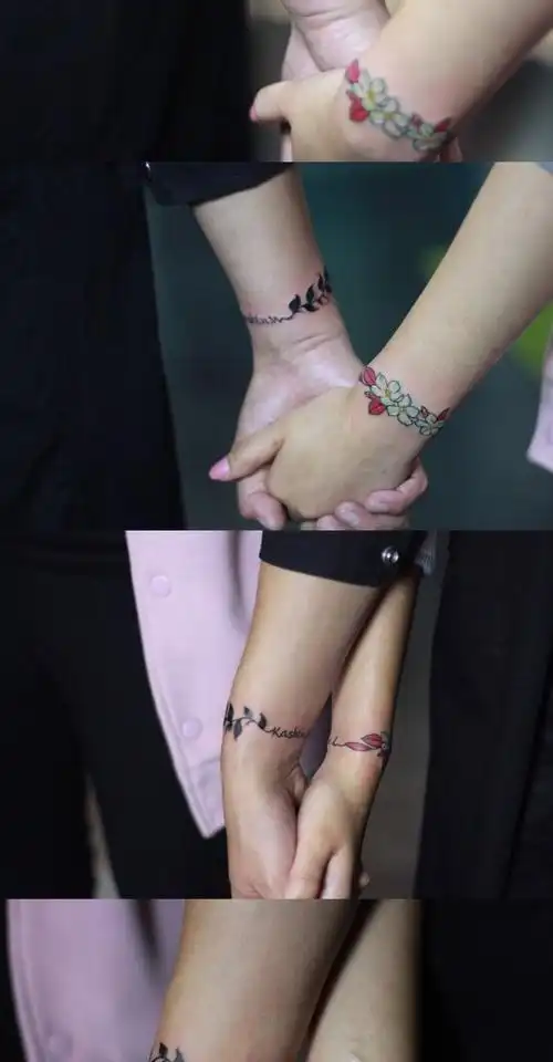 情侣手环_纹身图案手稿图片_11万的纹身作品集