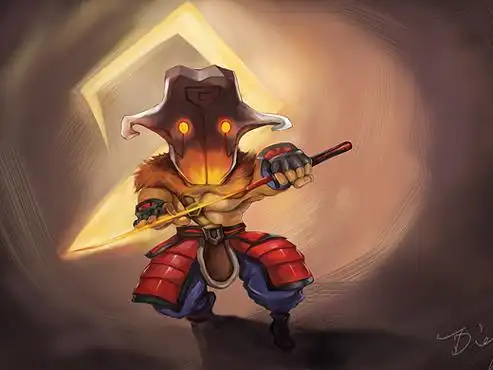 临摹一张dota2的壁纸,为了以前打游戏浪费的时光