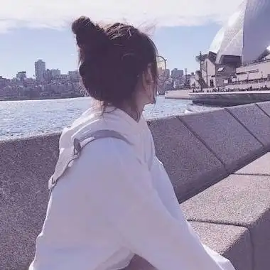 丸子头女生头像小清新高清好看的女生丸子头小清新头像图片